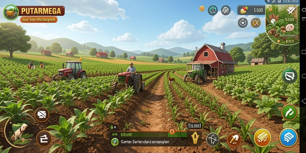 Tampilan gameplay PUTARMEGA yang menarik dan seru.