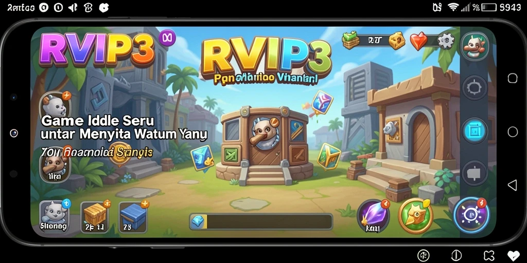 Screenshot utama menunjukkan gameplay menarik dari RVIP3.