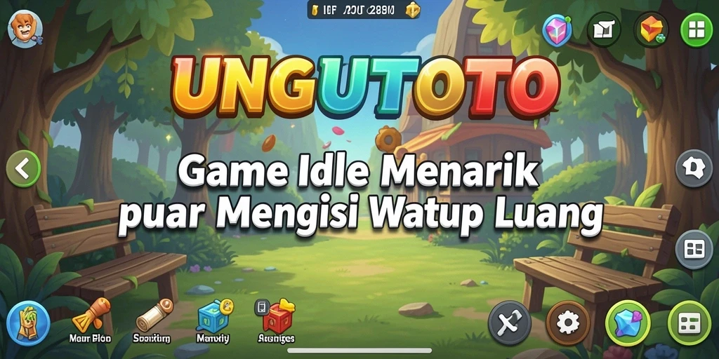 Tampilan gameplay Idle UNGUTOTO yang menarik dan interaktif.
