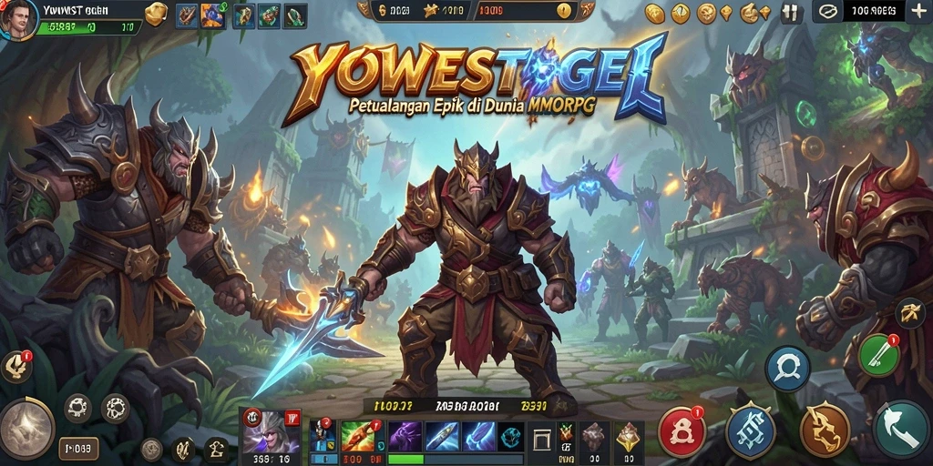 Tampilan gameplay epik di dunia YOWESTOGEL dengan aksi petualangan yang mendebarkan.