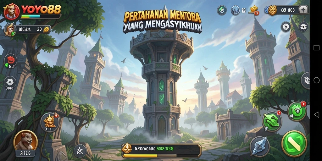 Tampilan gameplay menegangkan dalam YOYO88 yang penuh strategi.